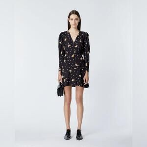 The Kooples Long Sleeve Butterfly Mini Dress